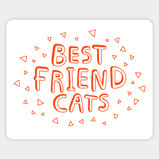 Best Friend Cats Sticker